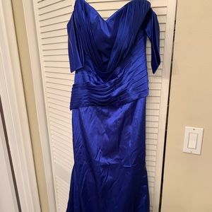 Royal blue evening gown size 14